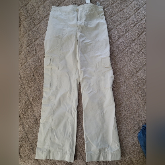 Abercrombie & Fitch Cargo Pants | Beige | Size 30 Long - Picture 3 of 7